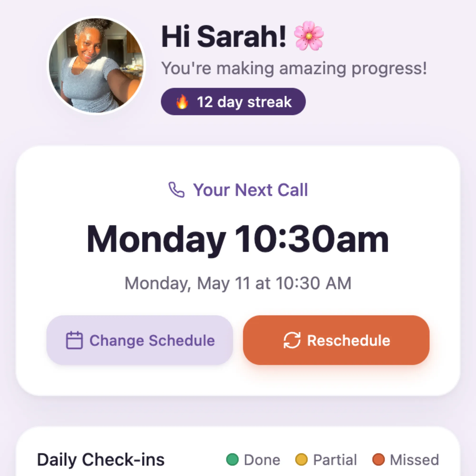 Two 1-on-1 coaching calls a week with JJ's AI Twin.